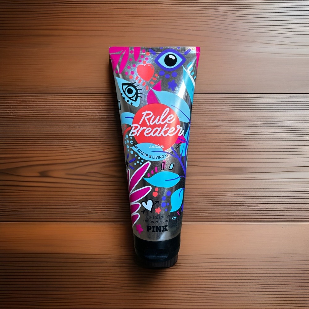 NEW VICTORIA'S SECRET‎ PINK *RULE BREAKER* SCENTED LOTION-8 FL OZ TUBE